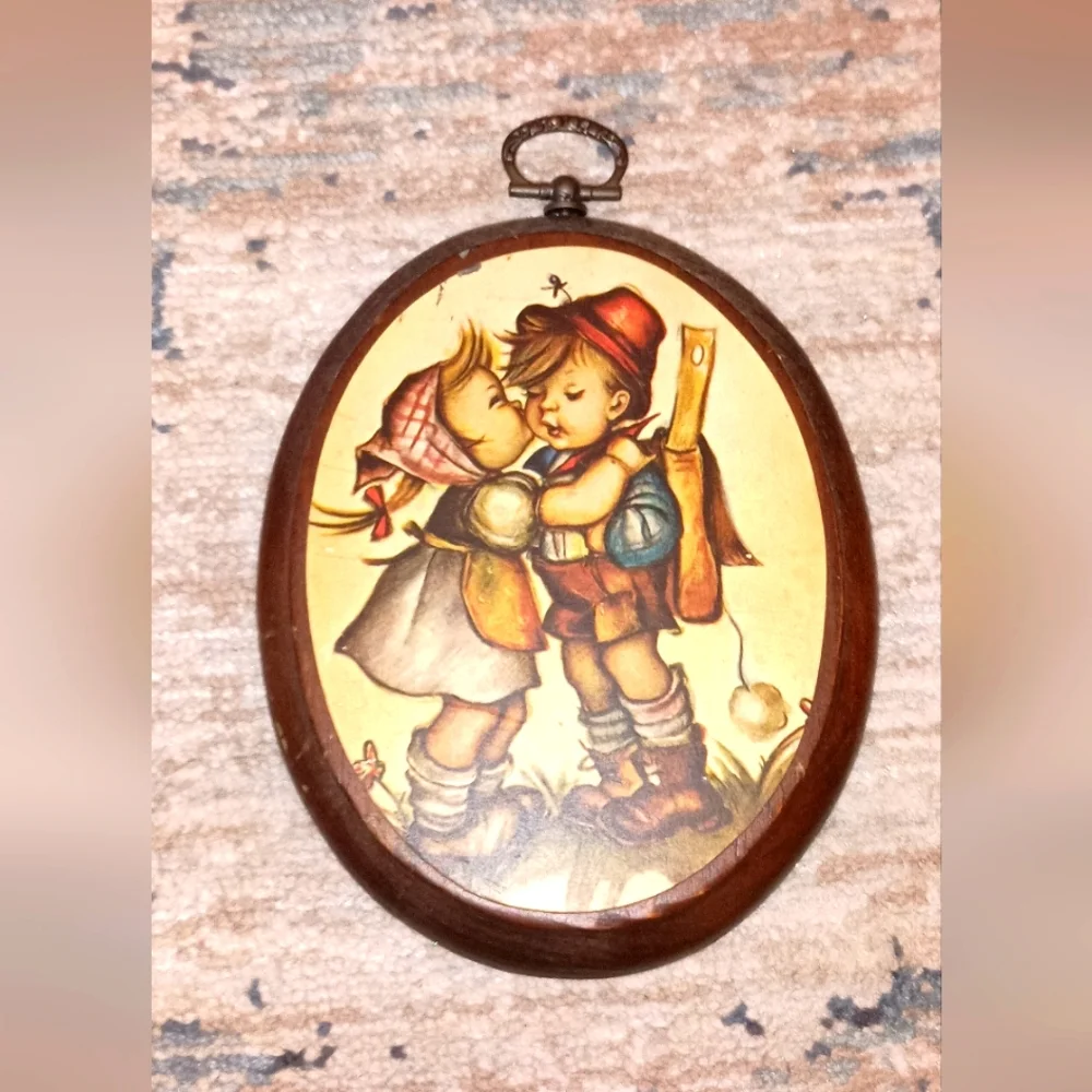 Vintage Hummel Wall Plaque with Children